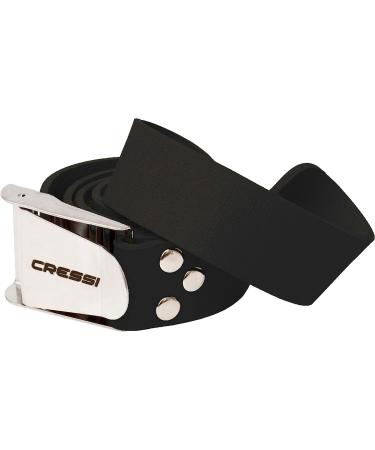 Cressi Quick-Release Elastic Belt with Metal Buckle - Black - Buy Online on GoSupps.com