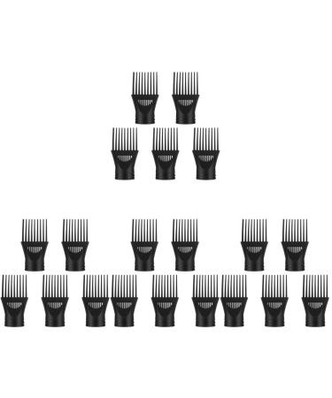 DOITOOL 20 Pcs Hair Dryer Comb Universal Diffuser Universal Combs Hair Dryer Attachment Hair Blow Dryer Comb Straight Hair Dryer Nozzle Washing Capsules Modeling Hair Comb Plastic