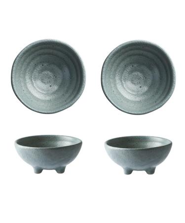 Fruit Bowl Snack Containers Soy Sauce Vintage Ceramic Appetizer Plate Bowl Mini Condiment Gate Soy Sauce Vegetable Vinegar Snack Salad (4.02 Inches) Breakfast Bowls (Color : C) (C)