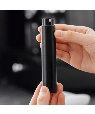 Joberio 10ML Travel Perfume Bottle - 4 Refillable & Travel Size Perfume Bottle | Portable Small Perfume Atomizer | Empty Cologne Dispenser Sprayer Bottle | Small Spray Bottle for Men and Women Black - Buy Online on GoSupps.com