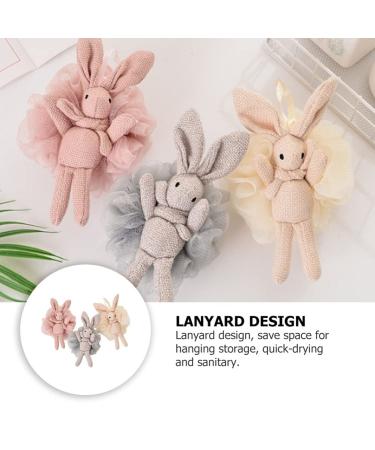 Beaupretty 3Pcs Bath Loofah Shower Animal Exfoliating Body Scrubber Set - Buy Online on GoSupps.com