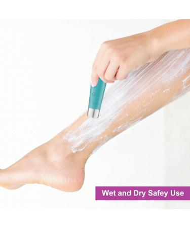 MARSKE Electric Shaver for Women - 3 in 1 Silicone Facial Cleansing Brush & Massage - USB Fast Charge Pink Beauty Razor (Green) - International Shipping Available - Buy Online on GoSupps.com