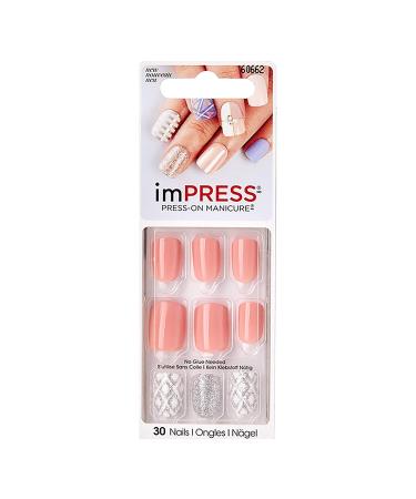 Kiss imPRESS** SHIMMER Short Nails by Press-On Manicure