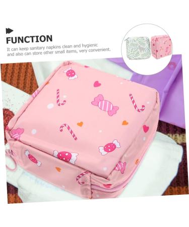 Gleavi 2-Piece Period Pocket Zipper Bag | Compact Storage for Menstrual Pads | Practical & Beautiful Design for Easy Monthly Organization - Buy Online on GoSupps.com