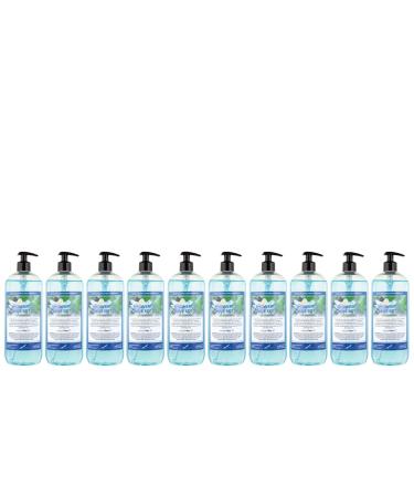 Claudius Showergel Blue Lotus 10 x 1 liter with 10 pumps transparent