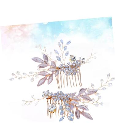 Beaupretty Wedding womens hair clips hair barrettes for women rhinestone hair clips crystal hair clips hair claw clips for women wedding hair clip crystal headpiece vintage bride Crystal - Buy Online on GoSupps.com