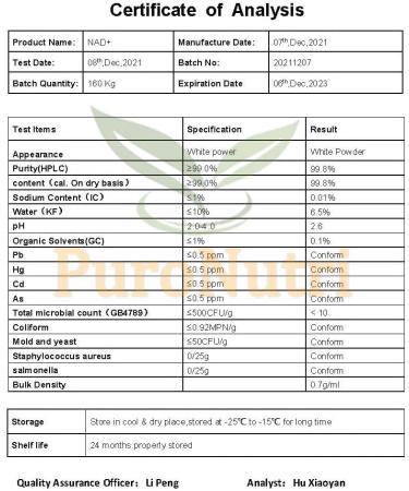 Pure NAD+ Sublingual Powder Nicotinamide Adenine Dinucleotide (53-84-9) HPLC 98% - Buy Online on GoSupps.com