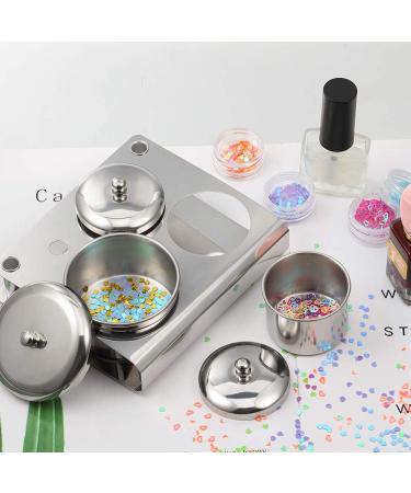 Nail Art Acrylic Liquid Powder Kit - Dappen Dish & Monomer Container for Professional Manicure - Crystal Tools for Women - Buy Online on GoSupps.com