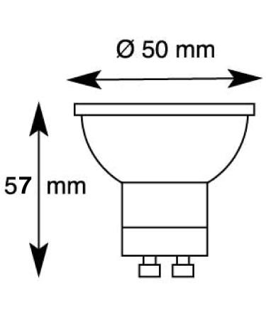 Buy Greenandco 5x CRI 90+ GU10 Dimmable LED Spots - 5W Warm White 3000K Flicker-Free 320 lm 110 Beam Angle 2 Year Warranty International Shipping - Buy Online on GoSupps.com