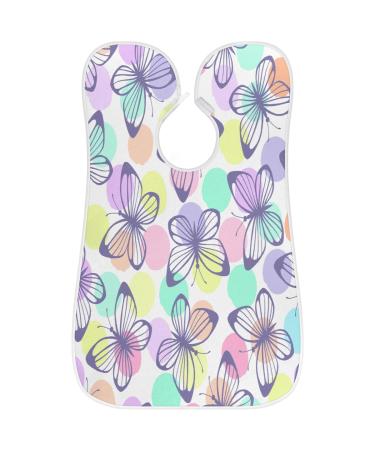 Lovely Butterflies Beard Bib Apron | Non-Stick Waterproof Hair Catcher for Men - Perfect Grooming Cloth & Gifts - Buy Online on GoSupps.com