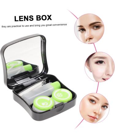 Healeved Clear Stand Case for Contact Lenses Stylish & Functional Lens Holder International Shipping Available - Buy Online on GoSupps.com