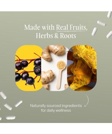 SUBSTANCE. Nature s Vitality Daily D3 Boost Supplement - Vitamin D3 Zinc Elderberry Turmeric & Ginger - Immune Support & Bone Health - 90 Capsules - Buy Online on GoSupps.com