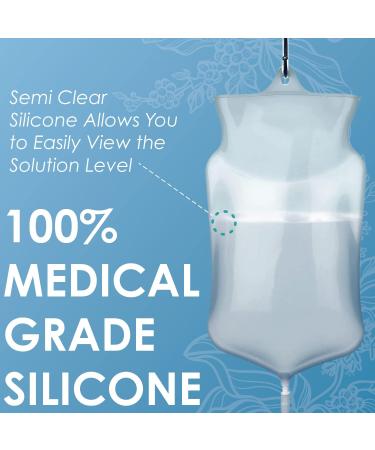 Foret Premium Enema Kit with Silicone Tip | Colon Cleanse | Gerson Therapy Recommended | BPA-Free | Eco Detox Gift - Buy Online on GoSupps.com