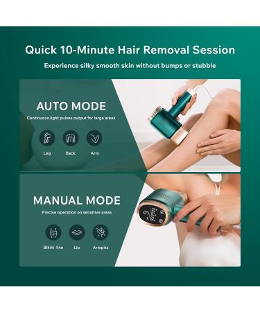 Aminz IPL Hair Removal Device with LCD Touchscreen - 999 900 Flashes 9 Energy Levels Painless Laser Treatment for Face Bikini & Body - International Shipping Available - Buy Online on GoSupps.com