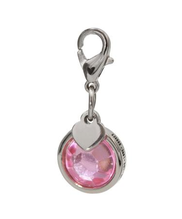 Soulhorse bridle ranges & lucky charms for horse keychain lucky trailer horse pony charm trailer with artificial stone - Charm Lucky stone rose - soul horse rose