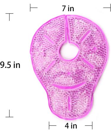 Reusable Breast Therapy Pack - Breast Ice Packs for Breastfeeding Relief - Nursing Pain, Engorgement, Swelling, Mastitis, Mastectomy Recovery - 2 Pack Purple - Buy Online on GoSupps.com