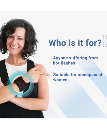 K LKUF Cooling Wristband | Instant Relief from Hot Flashes Menopause Bracelet | Improve Sleep | Lightweight Portable & Rechargeable | One-Touch Operation - Small - Buy Online on GoSupps.com