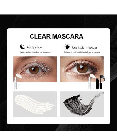 WALULAN Waterproof Lash Primer Mascara - Clear White | Natural Defining Formula for Volume and Length - Buy Online on GoSupps.com