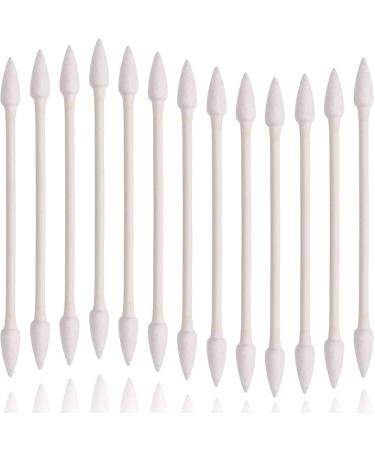Cotton Swabs 800 Pieces, Double Precision Tips with Paper Stick, 4 Packs of 200 Pieces (Double Pointed)