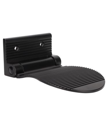 gernie Shaving Pedestal Foot Stepping Screw Stand Alloy for Shoe Shine Foot Rub Shaving Brushes (Black) #311