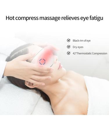 Eye Massage Device with Warmth & Vibration | Sleep Aid Eye Mask for Dry Eyes & Circles | Perfect Family Gift - Buy Online on GoSupps.com