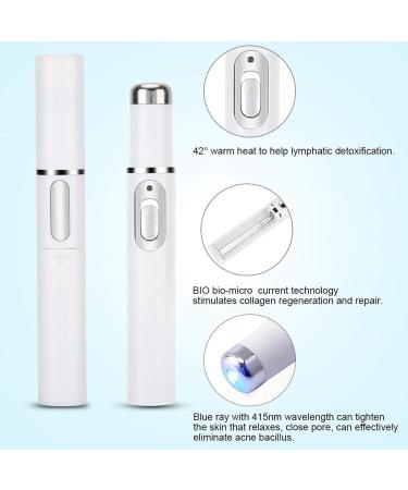 Blue Light Therapy Pencil for Acne & Spider Vein Removal | Effective Acne Pen & Anti-Varicose Veins Treatment - Buy Online on GoSupps.com