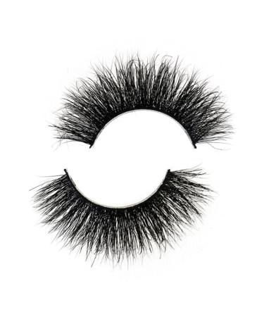 SJ LASHES 3D Mink Lashes Cruelty Free Black Vegan Mink Fur Pair (3DVM13)