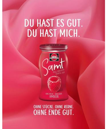 Schwartau Samt Raspberry Fruit Spread - Seedless & Smooth 270g | Premium Jam for International Shipping - Buy Online on GoSupps.com