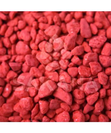 Sakana Red Aquatic Fish Gravel - Premium Aquarium Tank Pond Decoration Stones (1kg) 1 kg (Pack of 1) - Buy Online on GoSupps.com