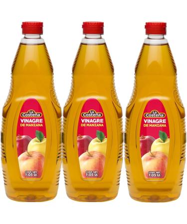 La Costena Vinagre de Manzana 1050ml (Pack 3) / Mexican Apple Cider Vinegar Imported From Mexico - Buy Online on GoSupps.com