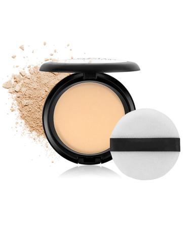 Oil Control Facial Powder-Matte Smooth Setting Powder Waterproof Long-Lasting Setting Powder for Face Show Soft Focus Finish Flawless Lightweight Face Cosmetics (Natural Color)