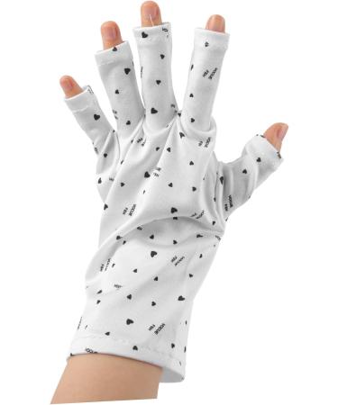 minkissy 6 Pairs Nail Gloves Uv Lamp Glove for Gel Nails Uv Protection Gloves for Manicures Gel Nail Protector Nail Art Protective Gloves Anti- Miss Polyester - Buy Online on GoSupps.com