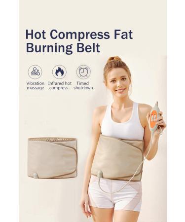 Electric Belt with Hot Compress & Vibration - Relieve Back & Waist Pain - 360 Heating - 50 11 Inches - 2.86Lb - Gray (110V US Plug) - Buy Online on GoSupps.com