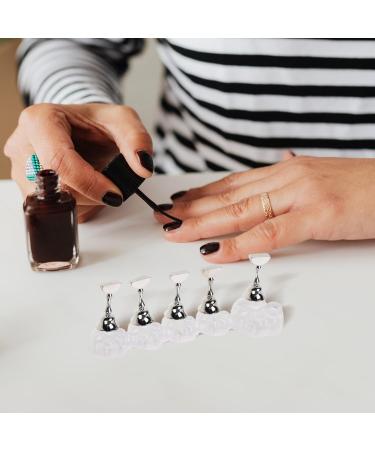 TOVINANNA Acrylic Nail Display Stand Magnet Nail Practice Holder Magnetic Nail Practice Stand Fingernail Diy Nail Stand for False Nail Manicure Tool Salon - Buy Online on GoSupps.com