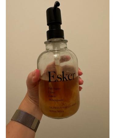 ESKER Natural Calendula Hand Cleanser | Plant-Based Cruelty-Free Clean Beauty | 16.9 fl oz Glass Bottle - Buy Online on GoSupps.com