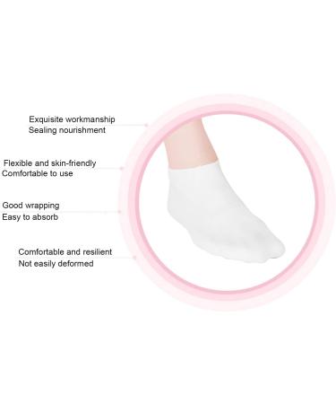 2 Pairs SEBS Moisturizing Exfoliating Socks Elastic Anti-Crack with Skin Care White (L(39-41)) YUYTEm0tsa3hokz-13 - Buy Online on GoSupps.com