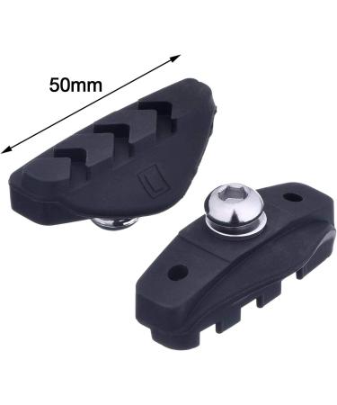 Road Brake Pads 50mm with Installation Tool - Caliper Brake Blocks (3 Pairs) - Buy Online on GoSupps.com