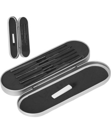 Ear Wax Removal Kit Home Portable Case Ear Wax Cleaner for Travel (Black) - Buy Online on GoSupps.com