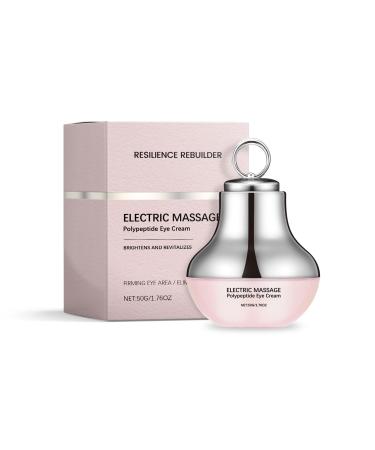 Anti-Aging Electric Massage Eye Cream Gentle Vibration for Dark Circles Puffiness & Wrinkles Firming Hydrating Cooling Eye Care for Daily Use