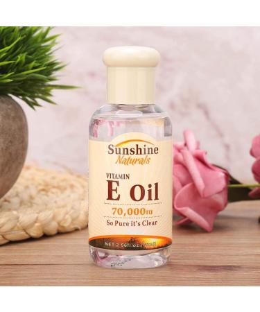 Cosmetics Vitamin E Essence Oil Whitening Moisturizing Skin Care Nourishing Moisturizes Face and Skin (75ml Black Bottle for Night) - Buy Online on GoSupps.com