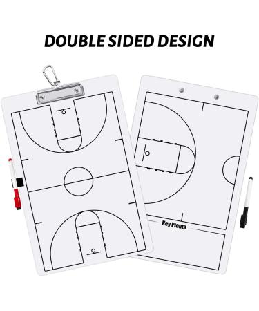 Double-Sided Dry Erase Coach Clipboard for Basketball, Baseball, Softball, Soccer - Marker Board for Sports Coaches - Buy Online on GoSupps.com