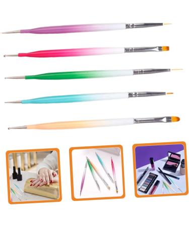 DOITOOL 2 Sets Nail Pen Nail Tools Nail Brush Pens Double Ended Nail Brushes Polymer Clay Cane Manicure Pen Nail Dotting Pens Nail Art Pens Nail Art Brush Pen Crystal Abs Painting Pen - Buy Online on GoSupps.com