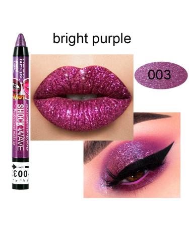 Go Ho 2PCS Purple Eyeshadow Sticks - Ultra Pigmented Shimmer Eye Black - Long Lasting Makeup Pen - Bright Purple & Deep Purple Shades - Buy Online on GoSupps.com