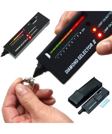 Mollo High Accuracy Diamond Tester + 30X60X Jewelry Eye Loupe Combo | Gem Testing Tool for Novice and Expert - DT-1 - Buy Online on GoSupps.com