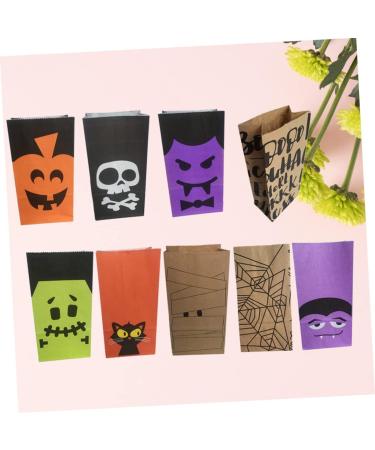 SEWOART 12pcs Bag Halloween Tote Tag Pumpkin Pouch Candy Decorate - Buy Online on GoSupps.com