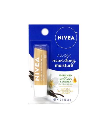 Nivea Lip Care Vanilla Butter Cream 0.17 oz (Pack of 6) - Moisturizing Lip Balm - Buy Online on GoSupps.com