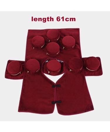 Nichoy Moxibustion Heating Bag & Accessories for Pain Relief | Copper Moxa Box & Cleaning Bag for Waist Neck Knee Shoulder Back - Buy Online on GoSupps.com