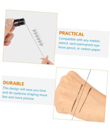 NOLITOY Eyebrow Ink Black Line Eyebrow Drawing Line Tool Eyebrow Mark Ruler Eyebrow Trimming - Buy Online on GoSupps.com