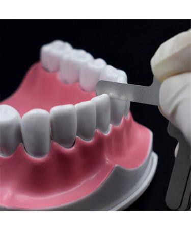 Buy Silver Dental Orthodontic IPR Gauge Ruler - 0.1-0.5mm Stainless Steel Measuring Tool for Enamel Reduction | International Shipping Available - Buy Online on GoSupps.com