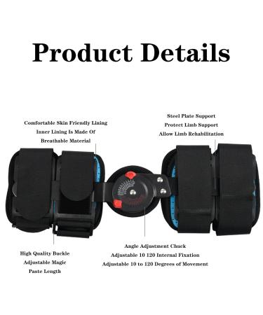SFKLYU Hinged Elbow Brace | Adjustable Post-Surgery Recovery Support with Sling Stabilizer - Ideal for Ligament & Tendon Repairs - Buy Online on GoSupps.com